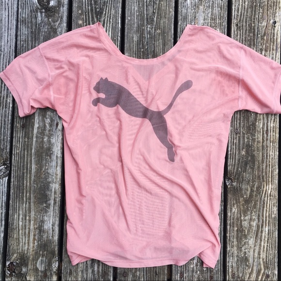 Puma Tops - PUMA oversized mesh shirt, size M